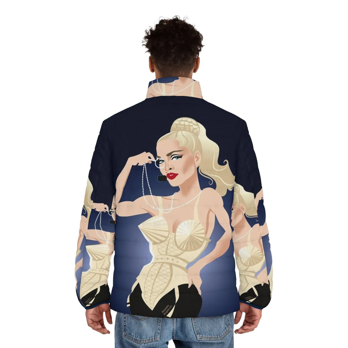 Alejandro Mogollo Art Inspired Puffer Jacket - Luxurious Winter Warmth