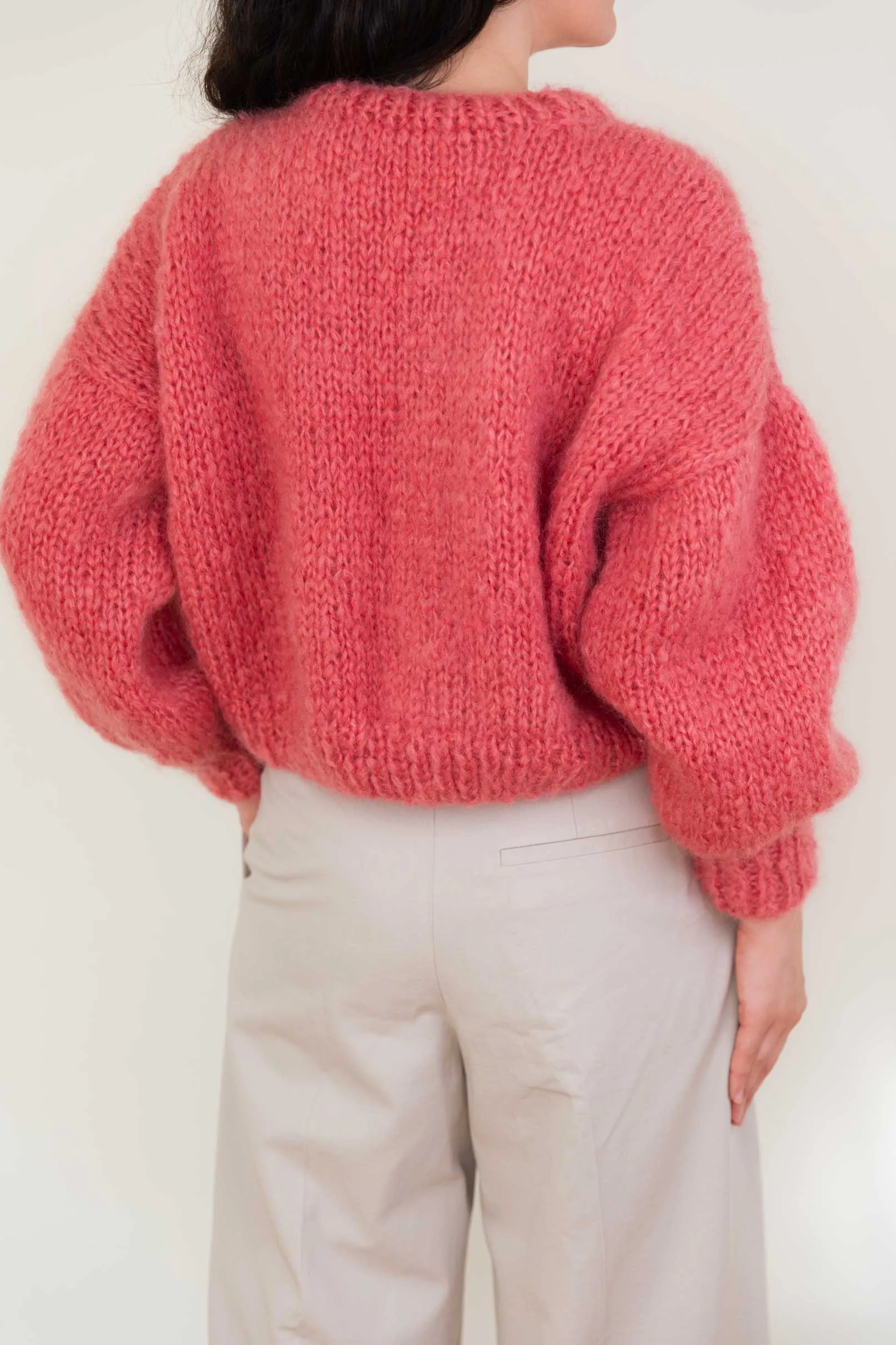 Chunky Mohair - Bio Wool Sweater in Cream