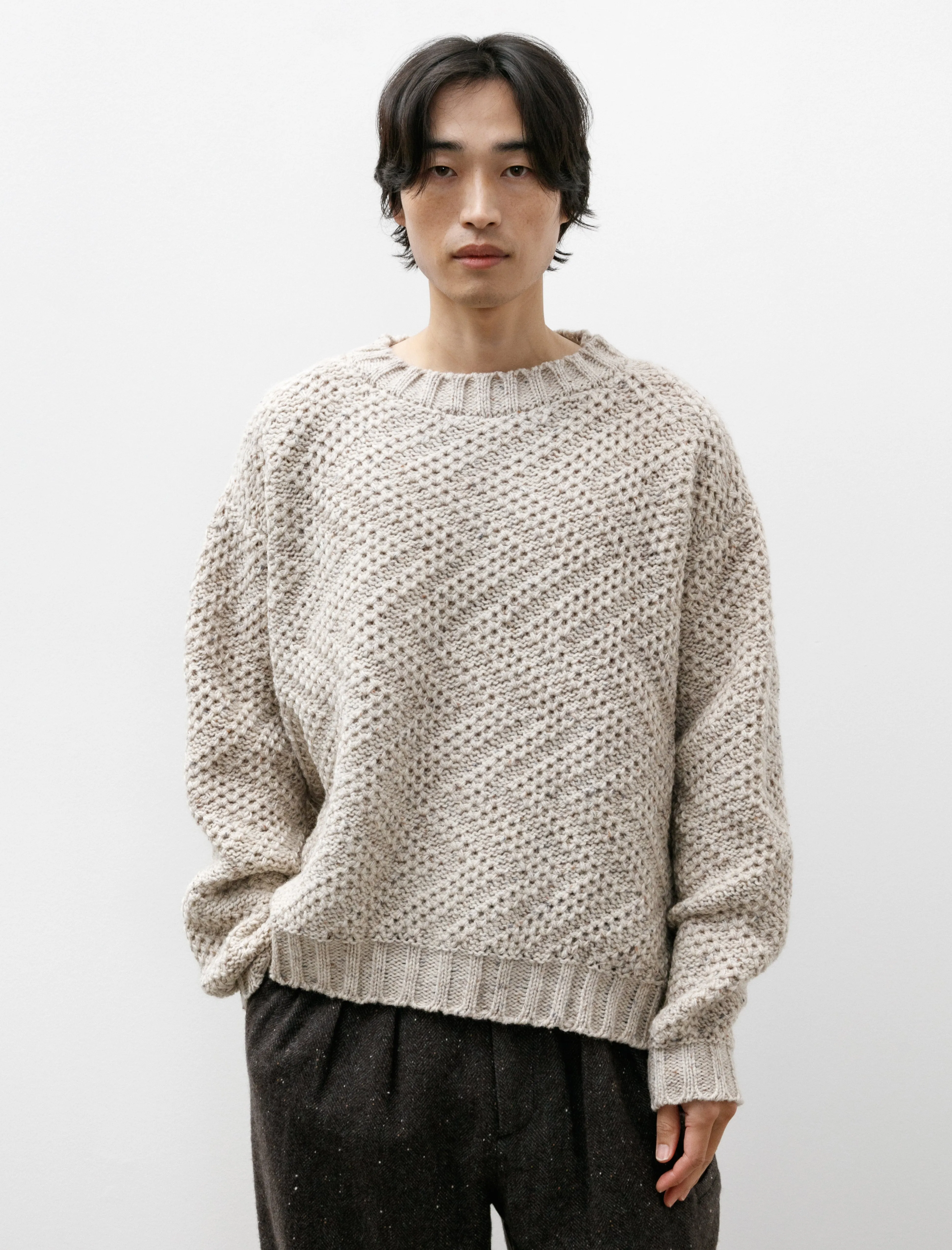 Crew Neck Sweater A Off White