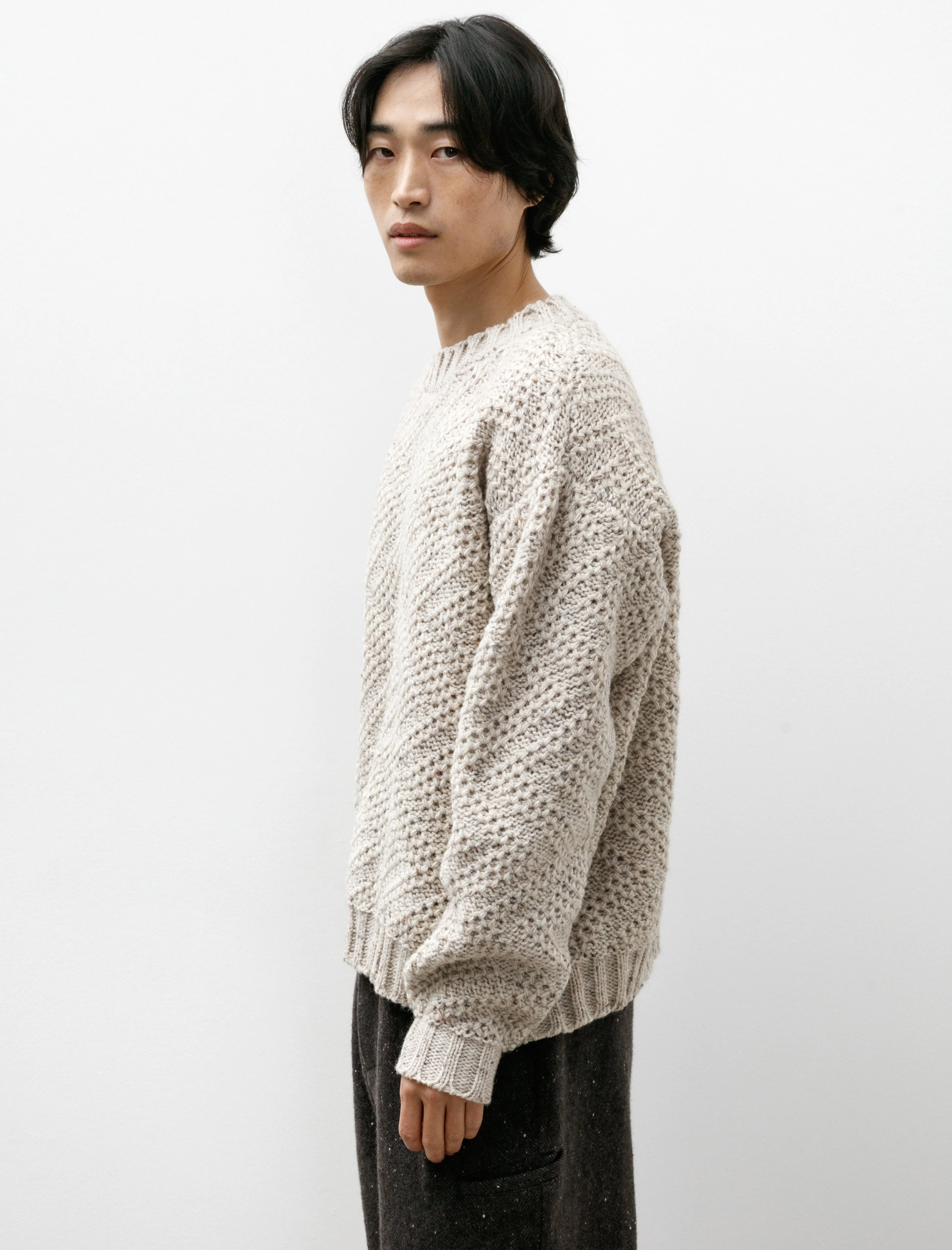 Crew Neck Sweater A Off White
