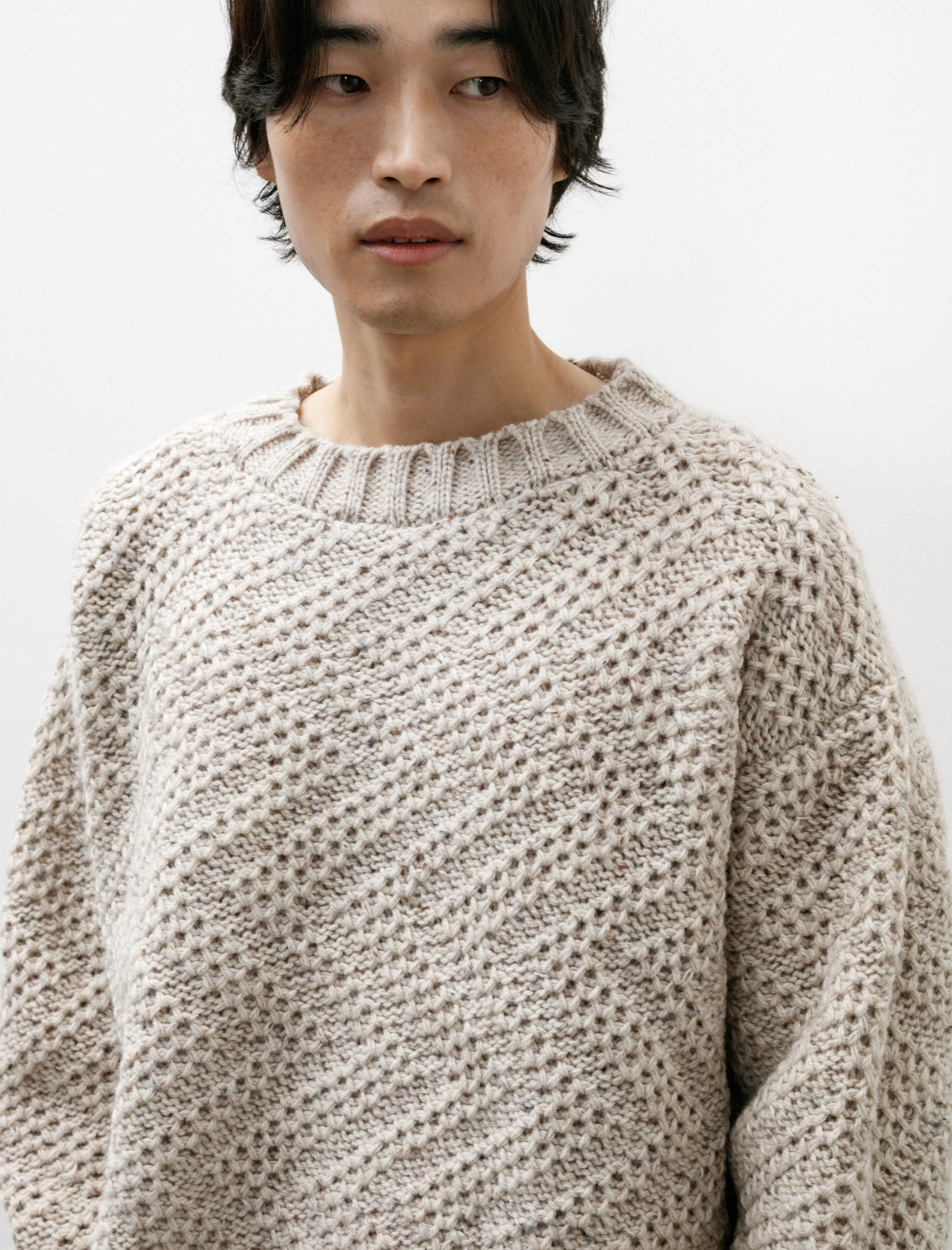 Crew Neck Sweater A Off White