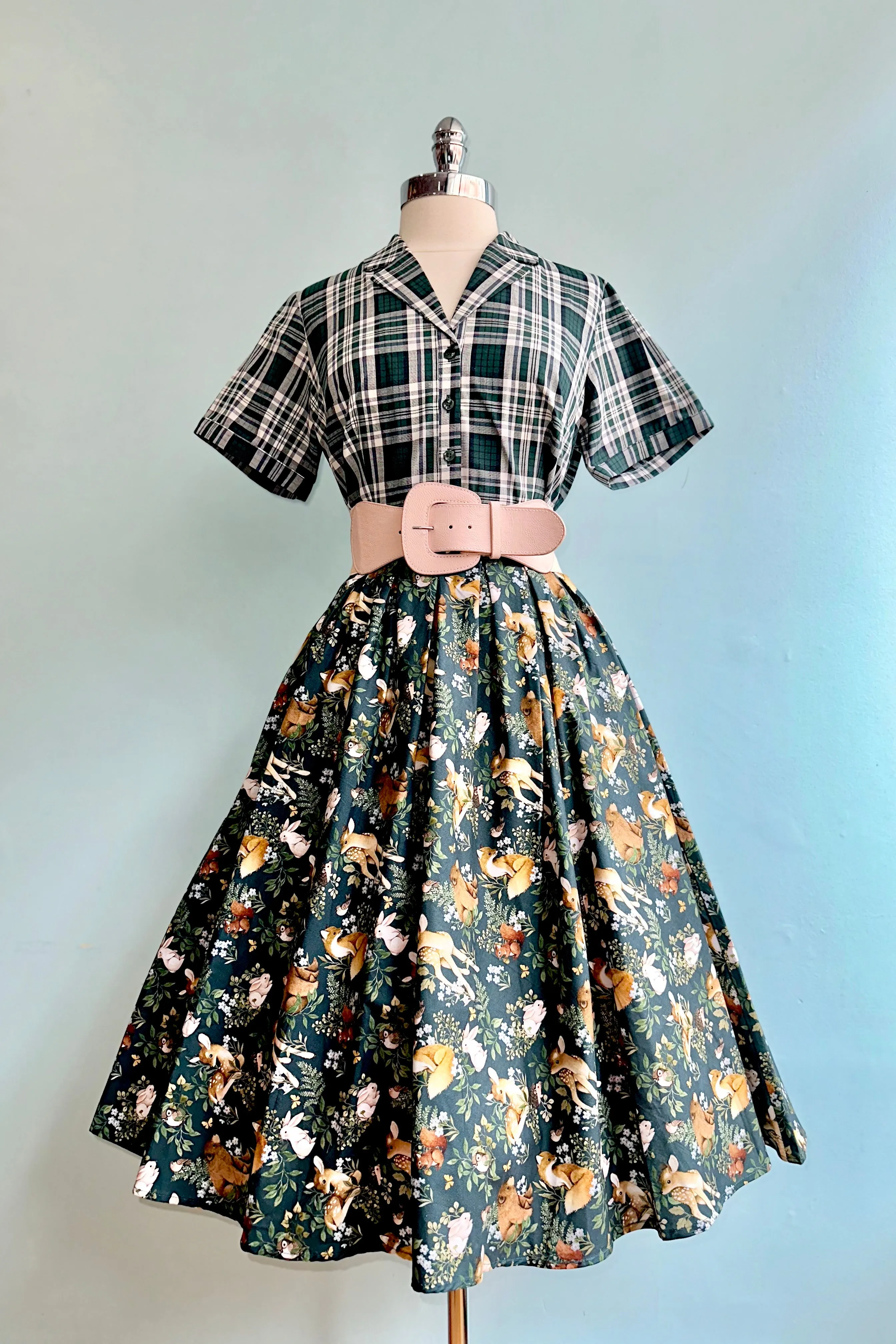 Emerald Check Caterina Top by Collectif
