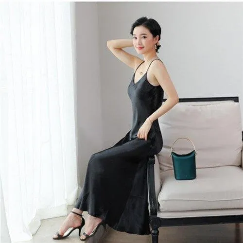 FashionSierra - Women Summer Dress New Fashion Large size Sleeveless Spaghetti Strap Womens Dress Solid color Ladies Dress