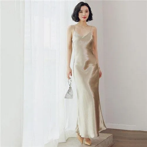 FashionSierra - Women Summer Dress New Fashion Large size Sleeveless Spaghetti Strap Womens Dress Solid color Ladies Dress