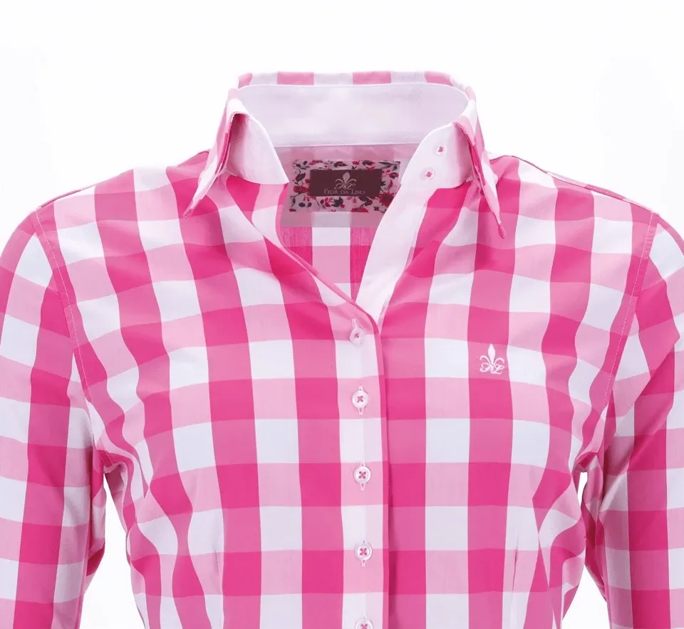 Fior da Liso - Raphaela Luna Belle Pink Blouse - SS24