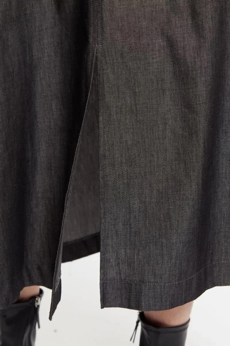 Francoise Chambray Midi Skirt