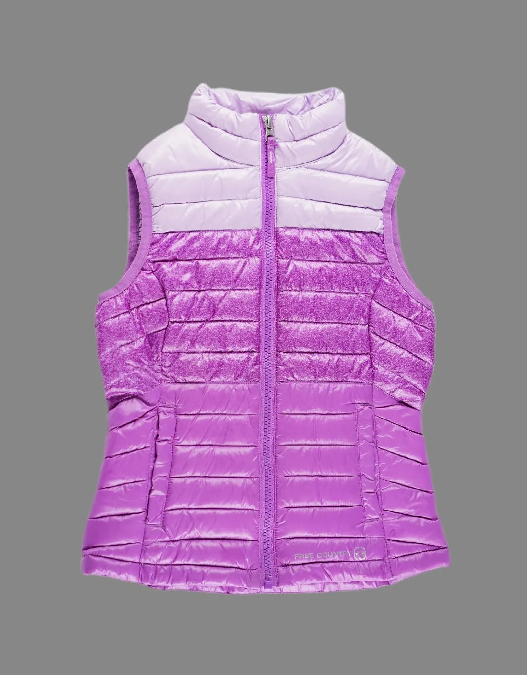 GIRL SIZE XS (4/5 YEARS) FREE COUNTRY Lightweight Down Puffer Vest EUC B4