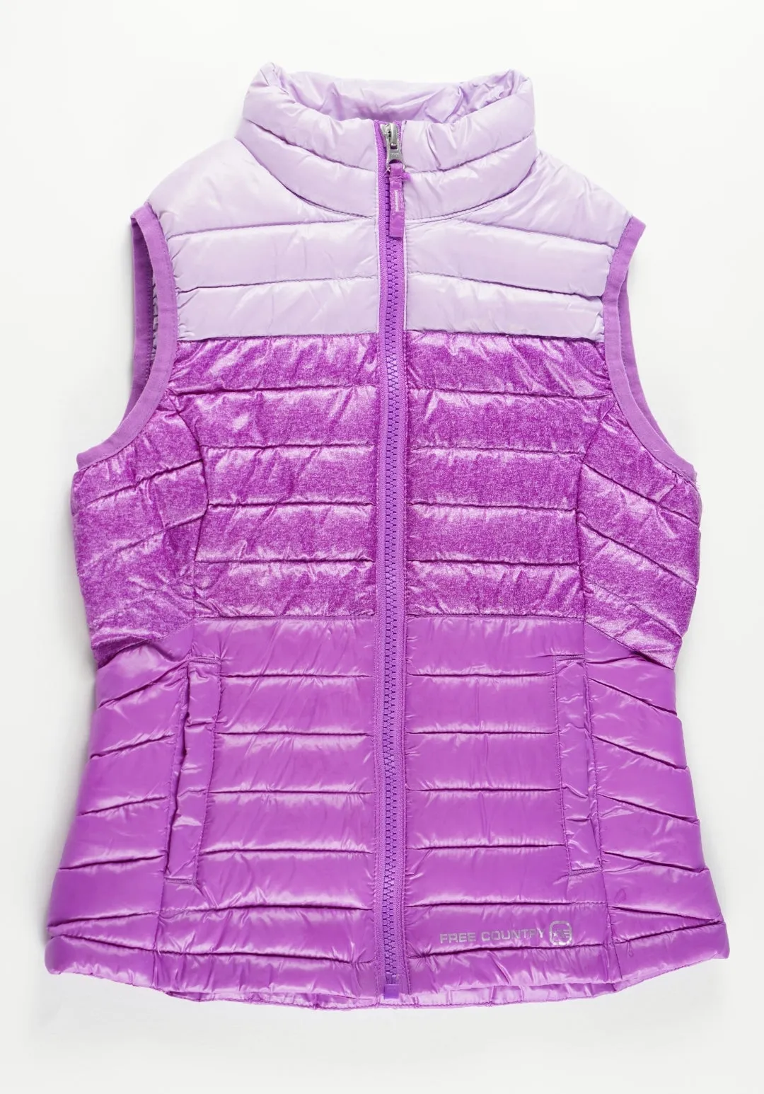 GIRL SIZE XS (4/5 YEARS) FREE COUNTRY Lightweight Down Puffer Vest EUC B4