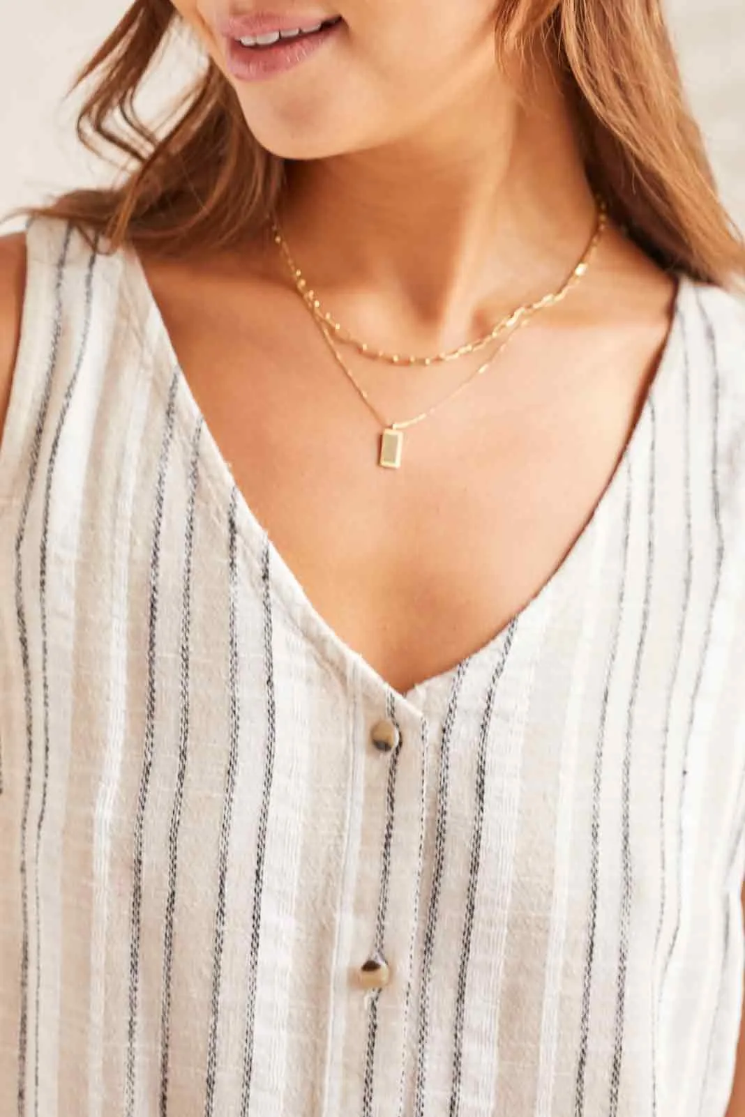 Linen Blend Top