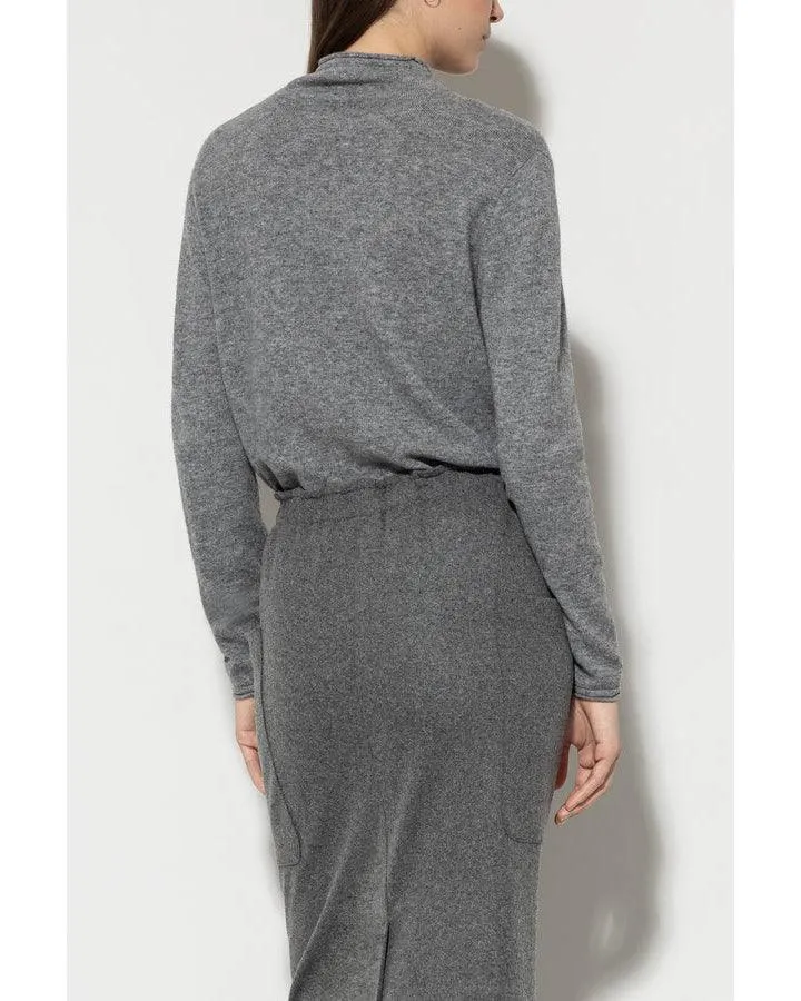 Luisa Cerano Mock Neck Knit Pullover