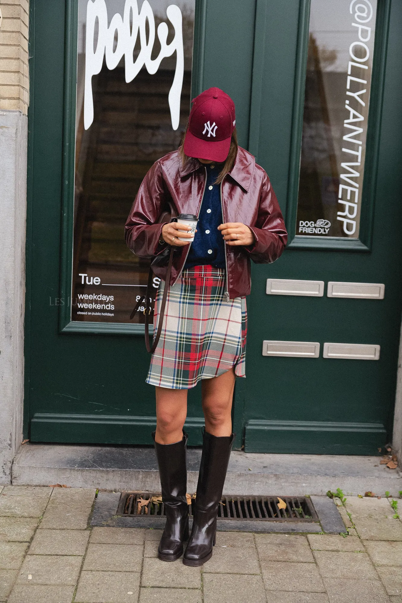 Millie checkered skirt multicolor