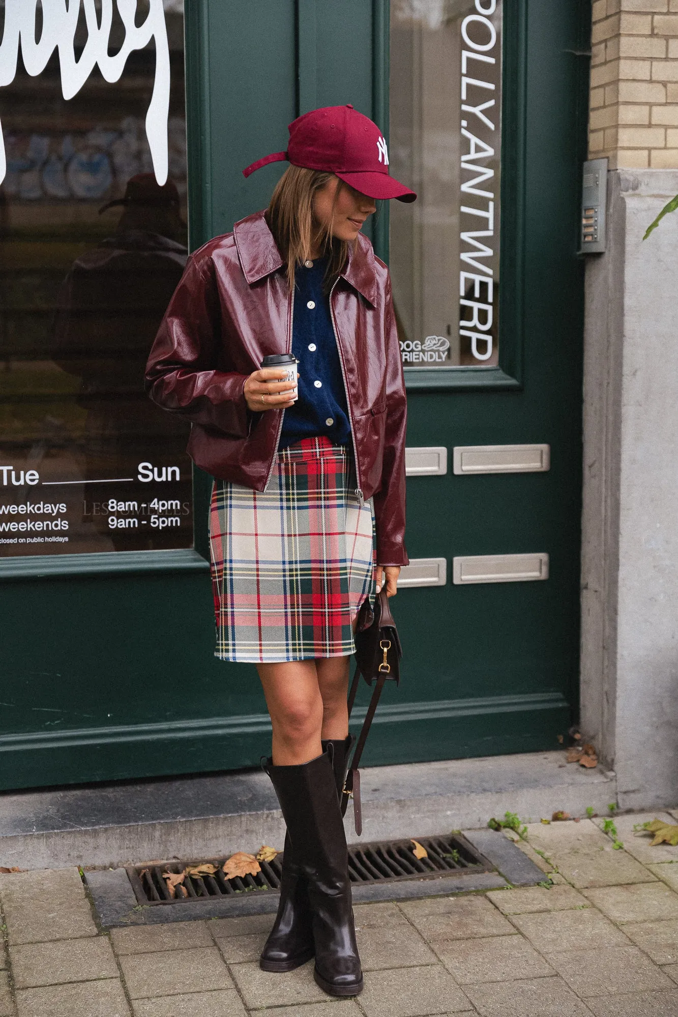 Millie checkered skirt multicolor