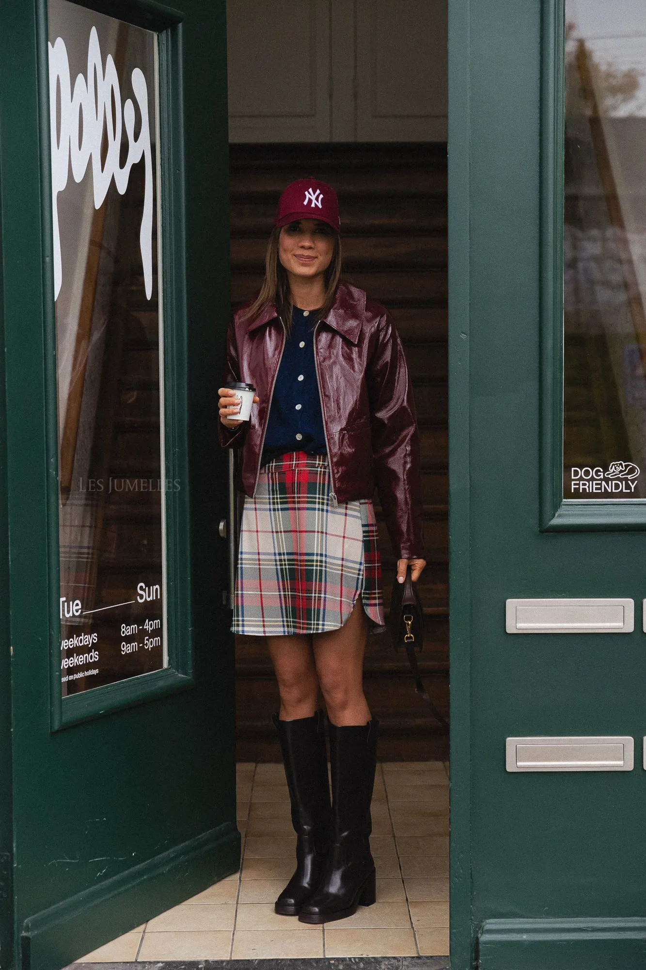 Millie checkered skirt multicolor