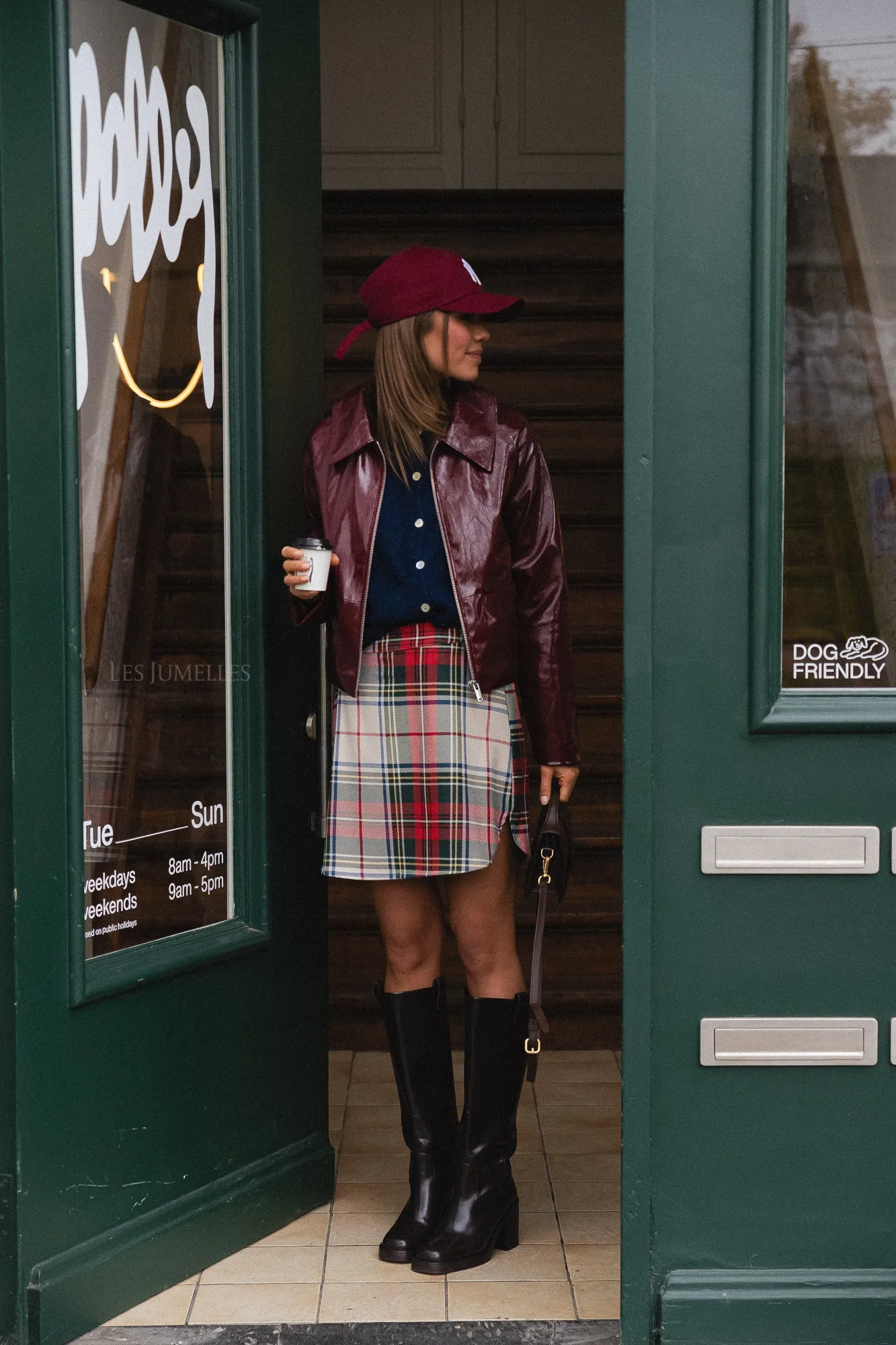 Millie checkered skirt multicolor