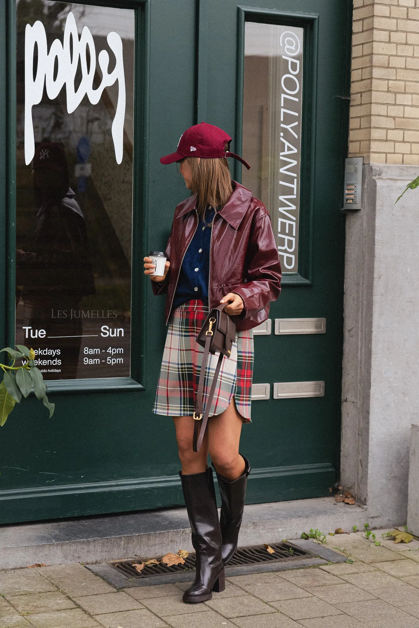 Millie checkered skirt multicolor