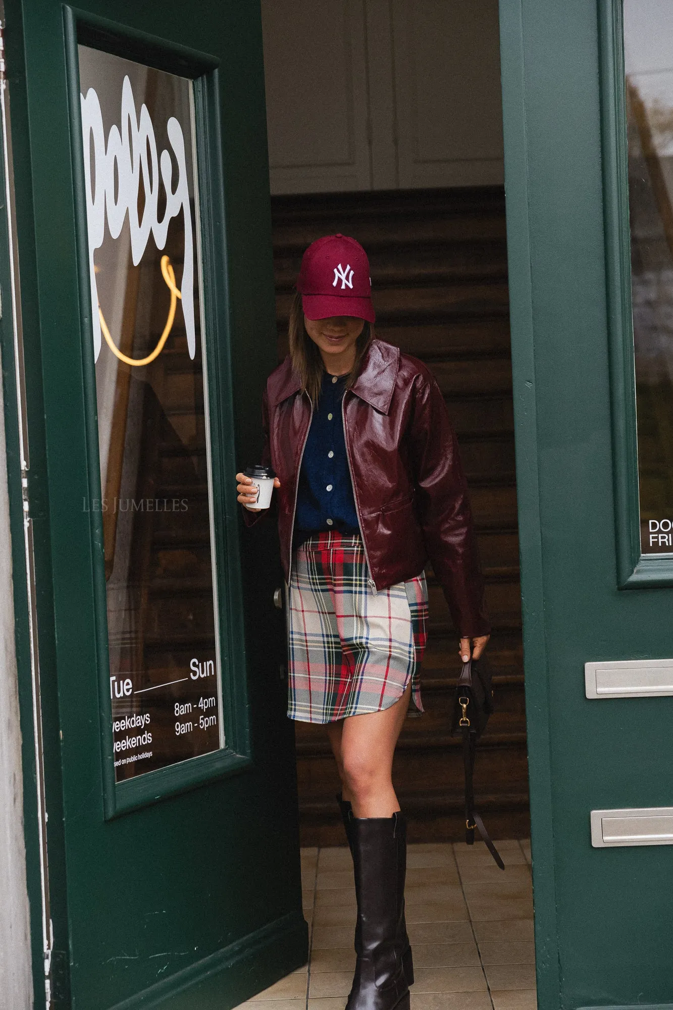 Millie checkered skirt multicolor