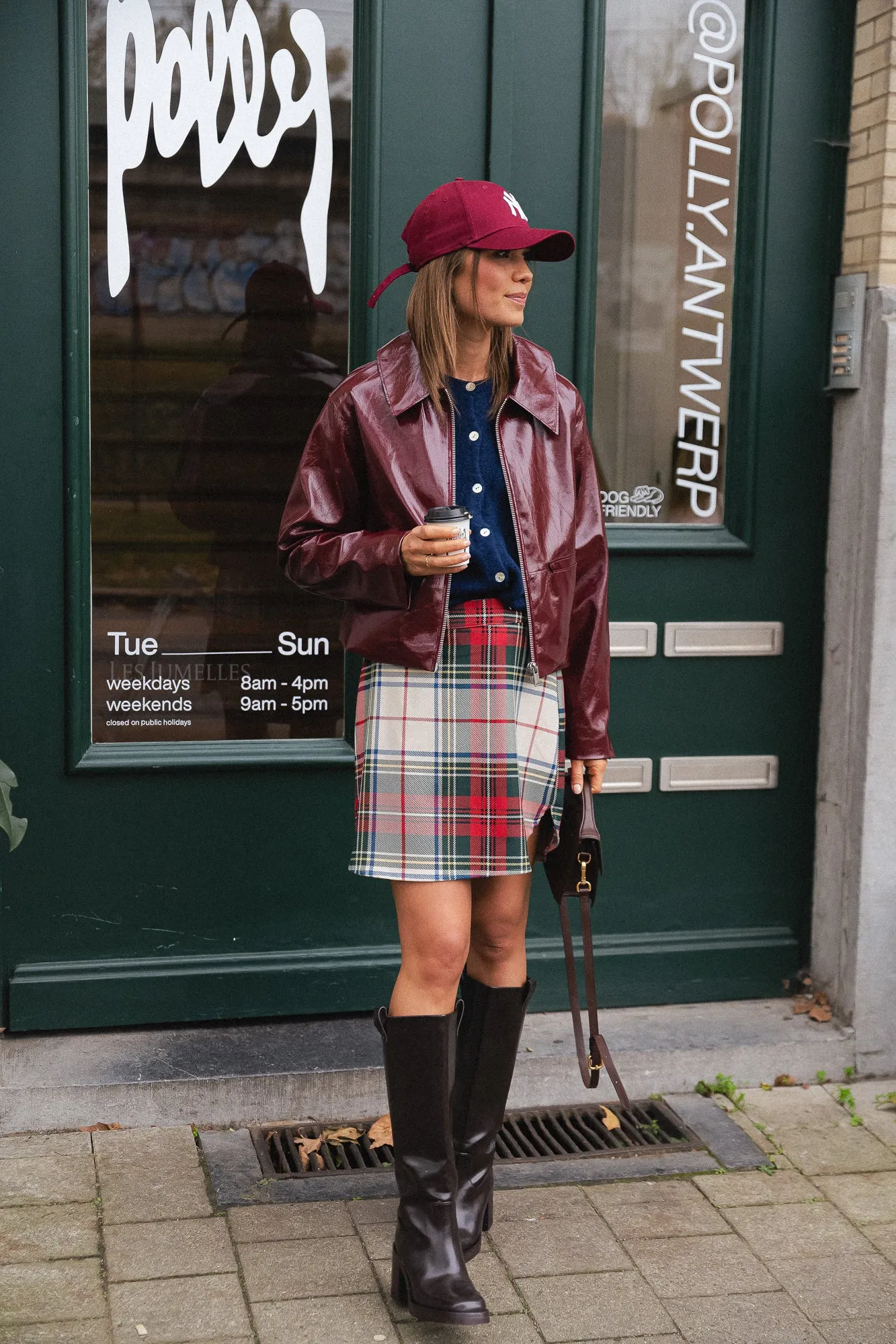 Millie checkered skirt multicolor