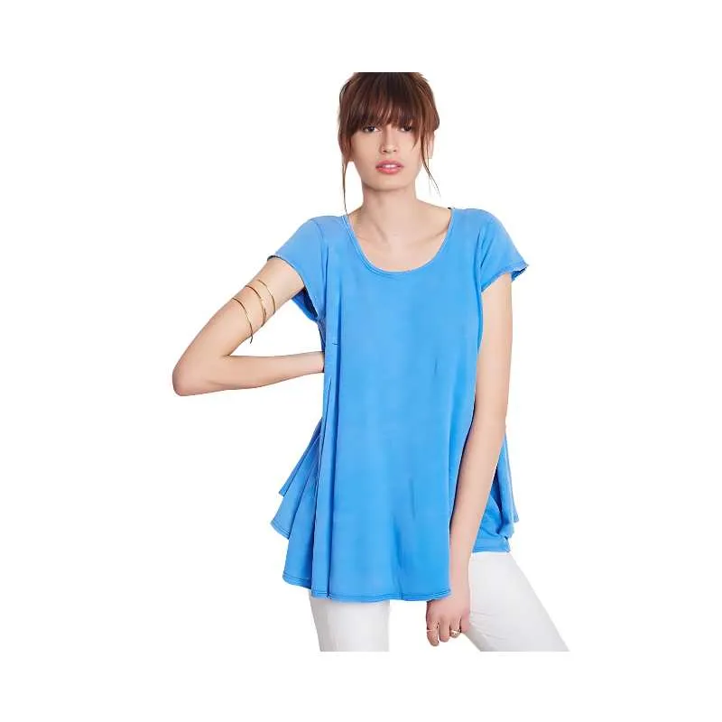 Swing Top Women Short Sleeve T-Shirt Blouse