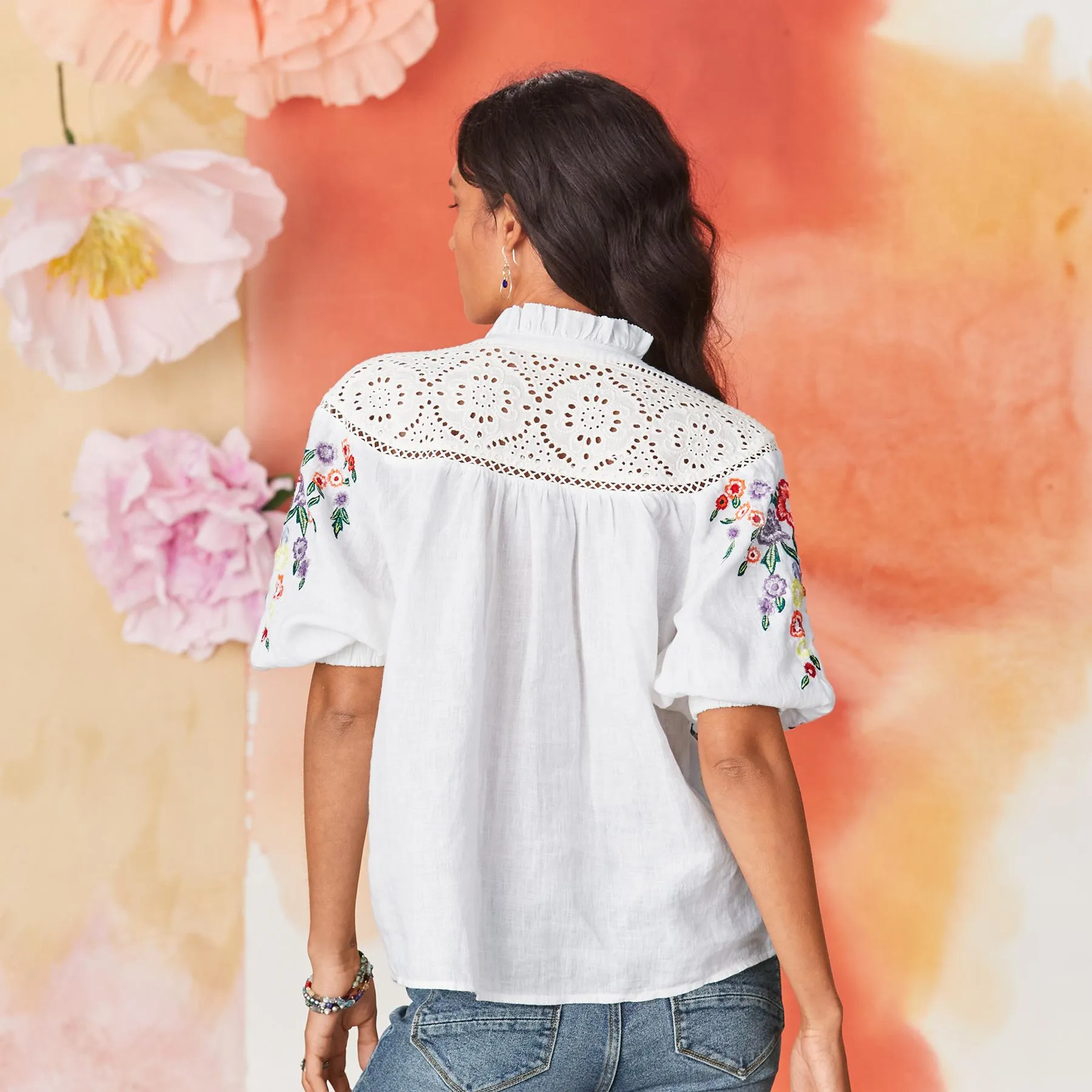 Terrace Vines Top, Petite