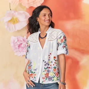Terrace Vines Top, Petite