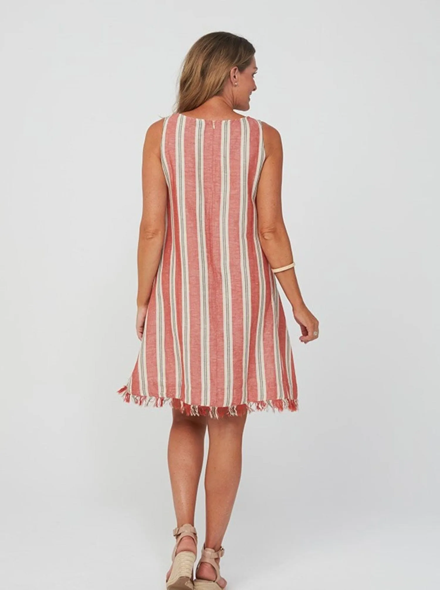 Women Dress | Red Stripe Kaja