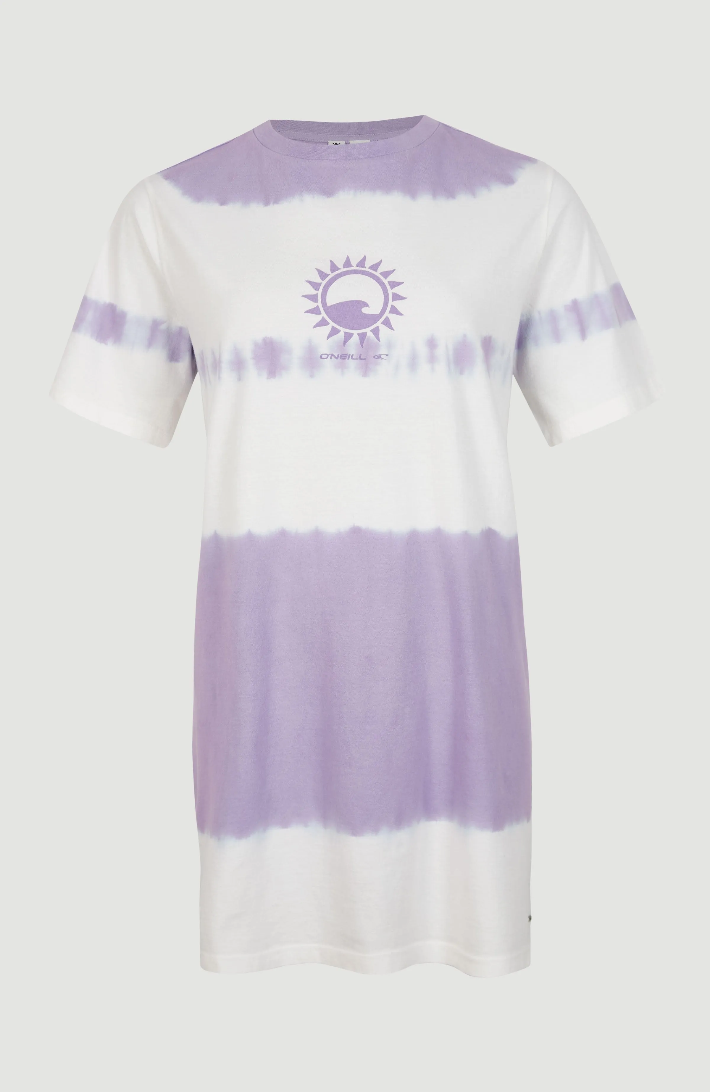 Women Of The Wave T-Shirt Dress | Purple Tie Dye