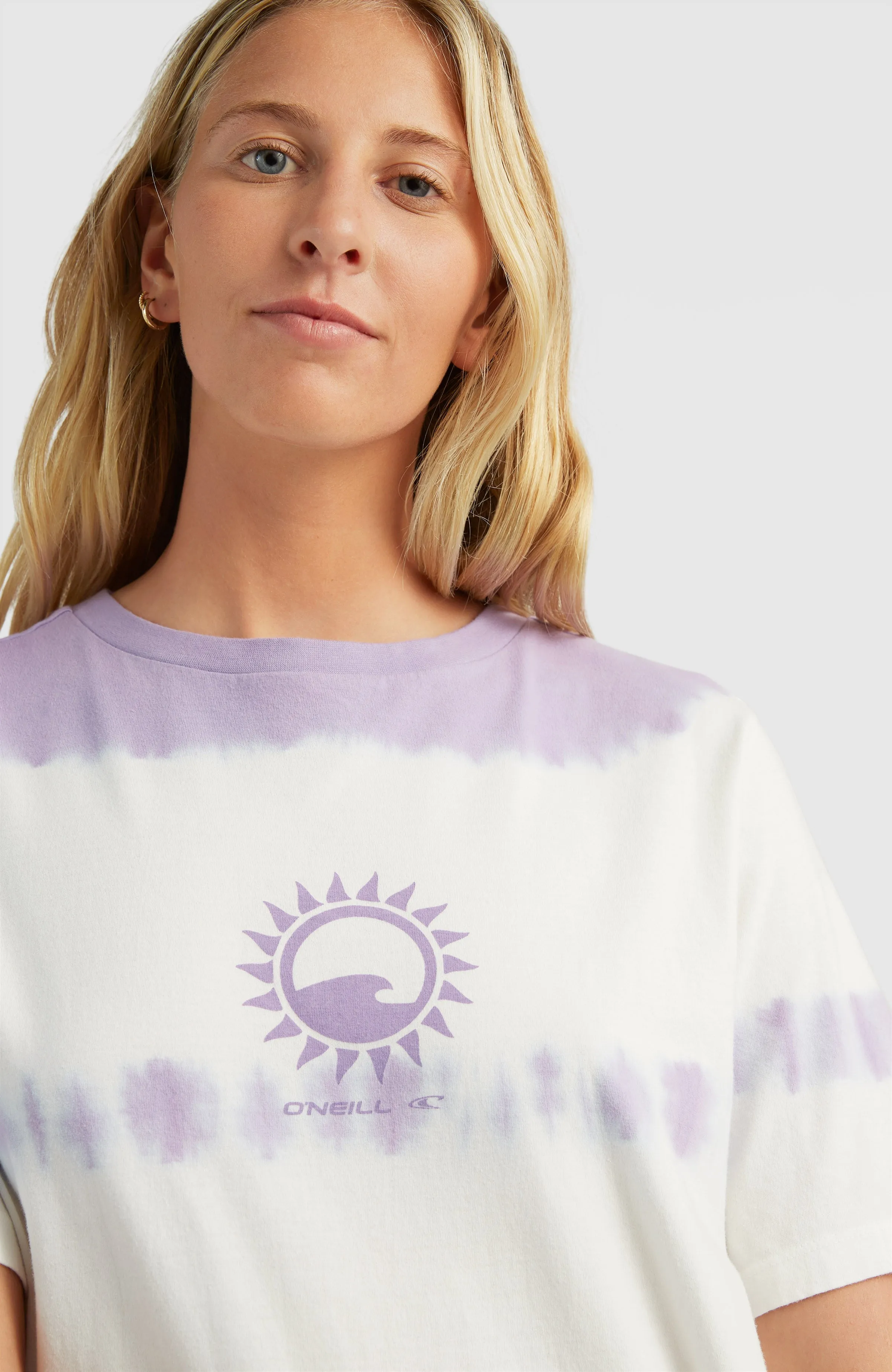 Women Of The Wave T-Shirt Dress | Purple Tie Dye