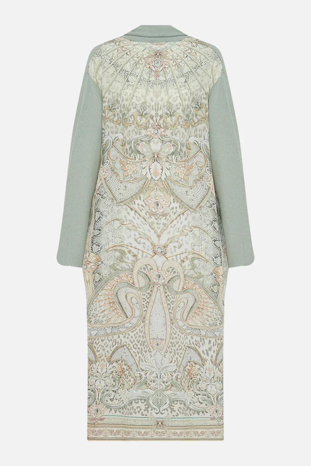 WOOL CASHMERE KNIT LAYER WITH SILK BACK LOOKING GLASS HOUSES