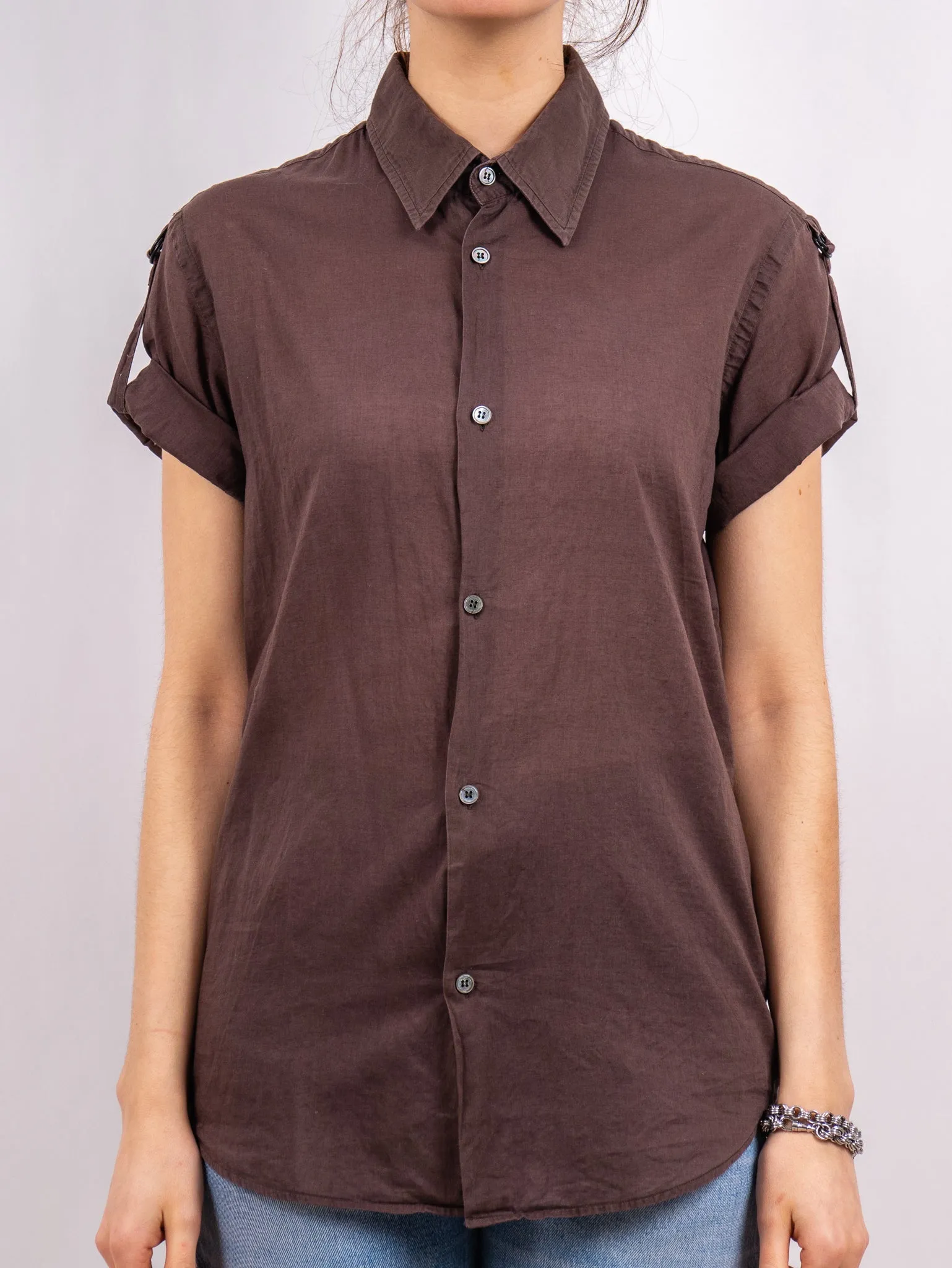 y2k COSTUME NATIONAL button up