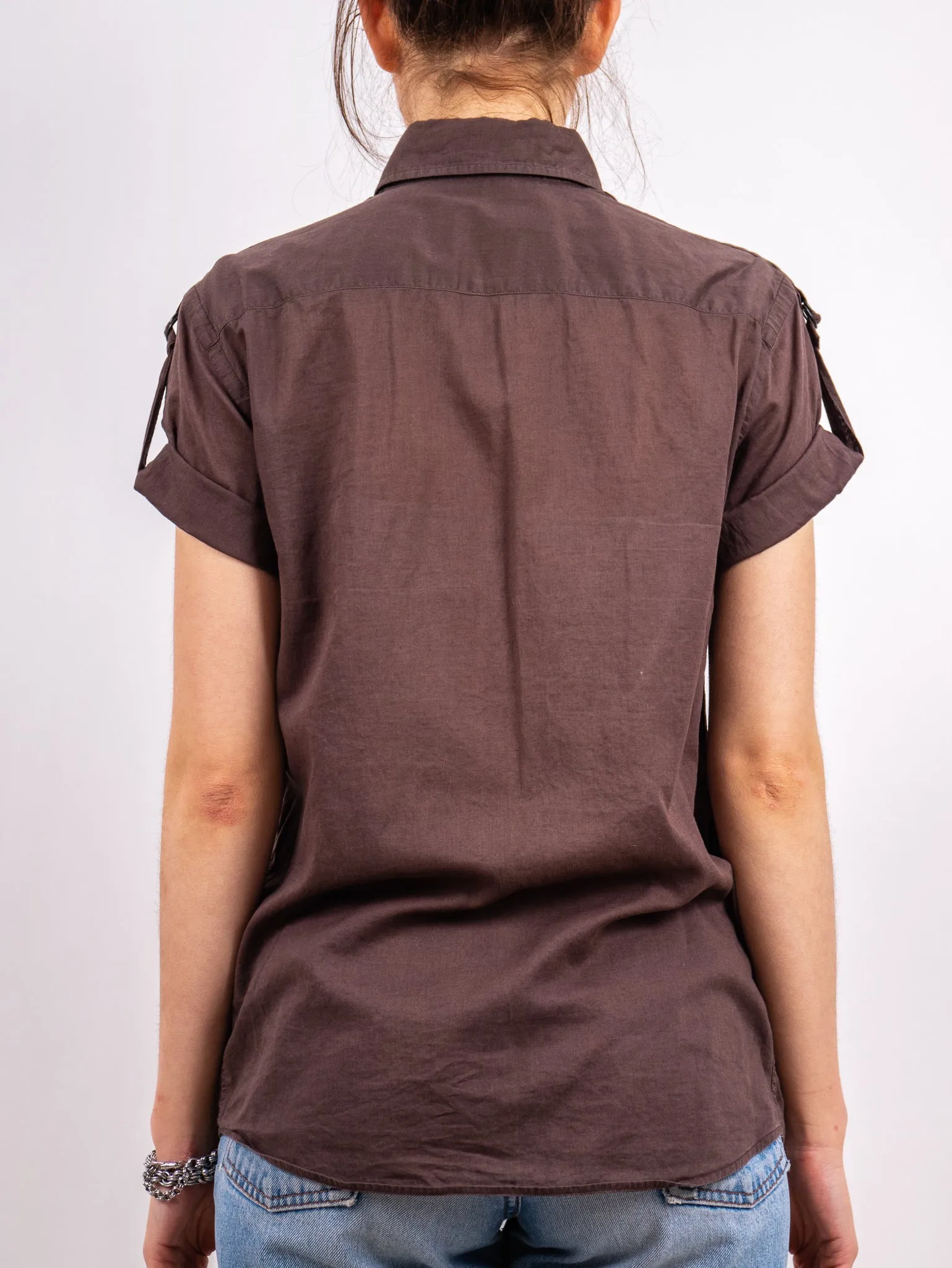 y2k COSTUME NATIONAL button up